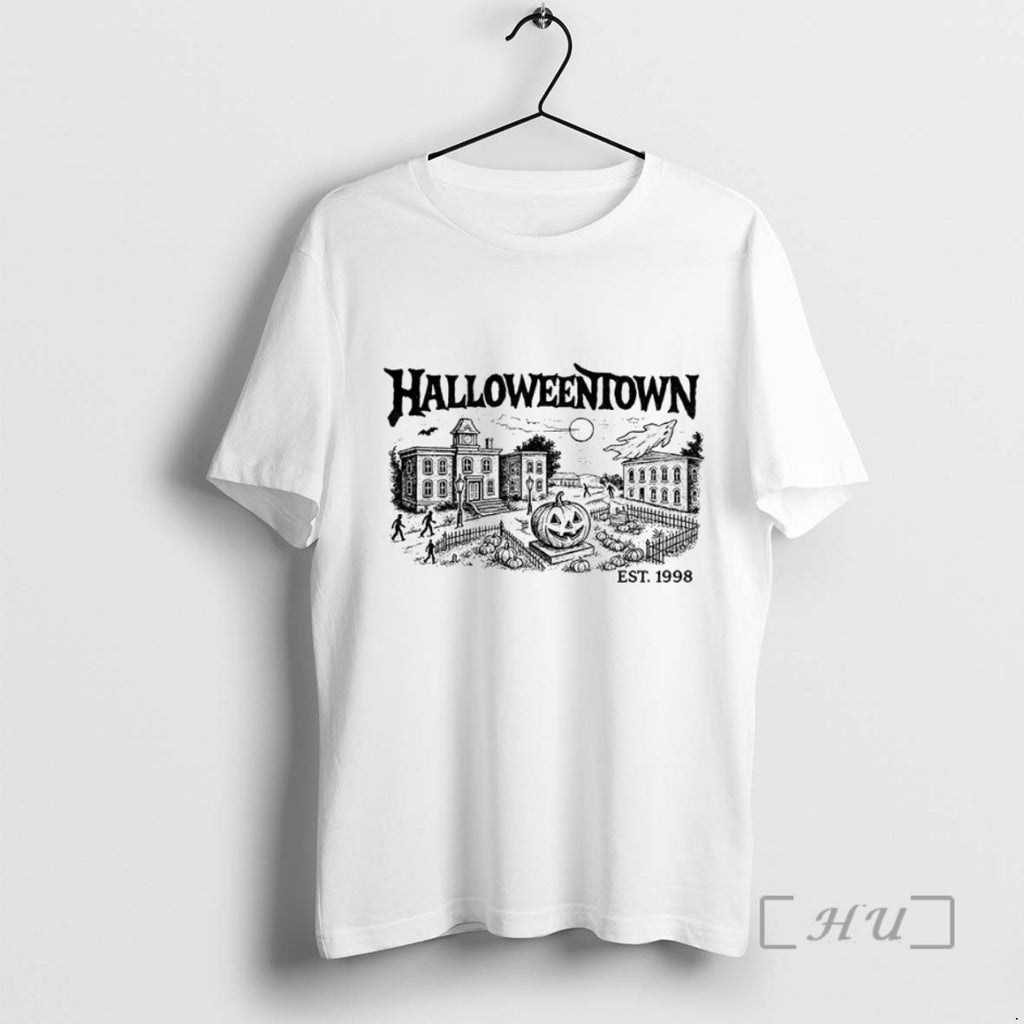 Officials Halloweentown Haunted Village Spooky Halloween Est 1998 T Shirt Sweater