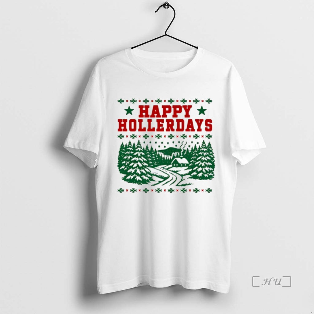 Officials Happy Hollerdays Christmas Shirt Hoodie Sweatshirt | PurePodTees.com