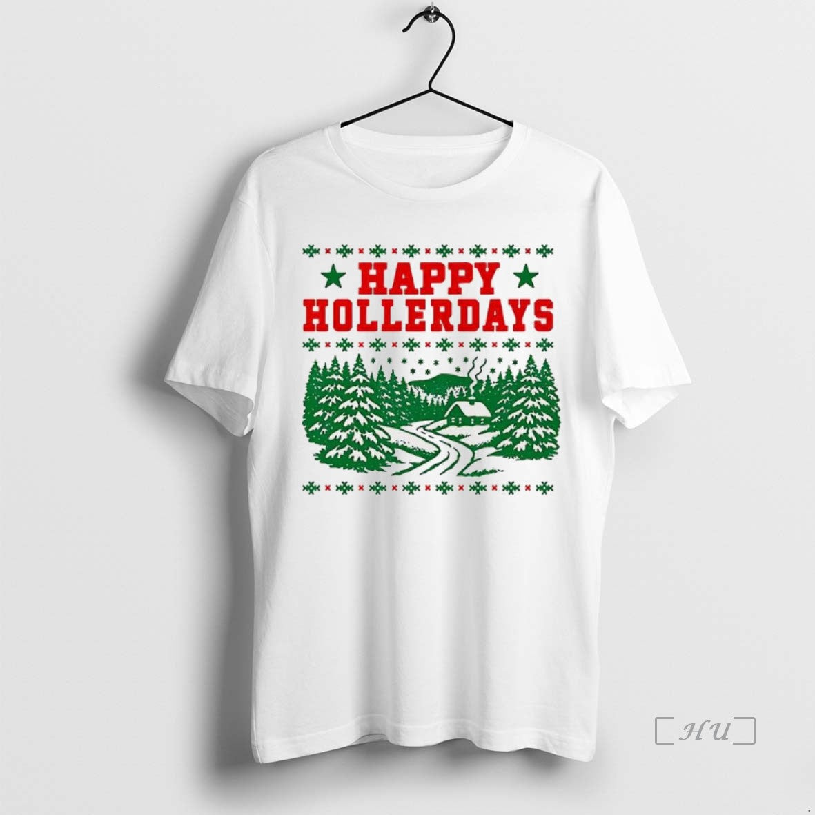 Officials Happy Hollerdays Ugly Christmas Shirt Hoodie Sweatshirt | PurePodTees.com