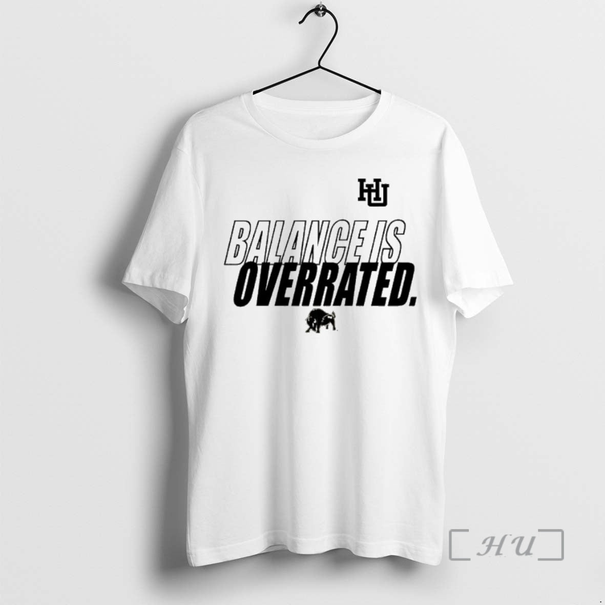 Officials Harding Bisons Football Balance Is Overrated Shirt Hoodie Sweatshirt | PurePodTees.com
