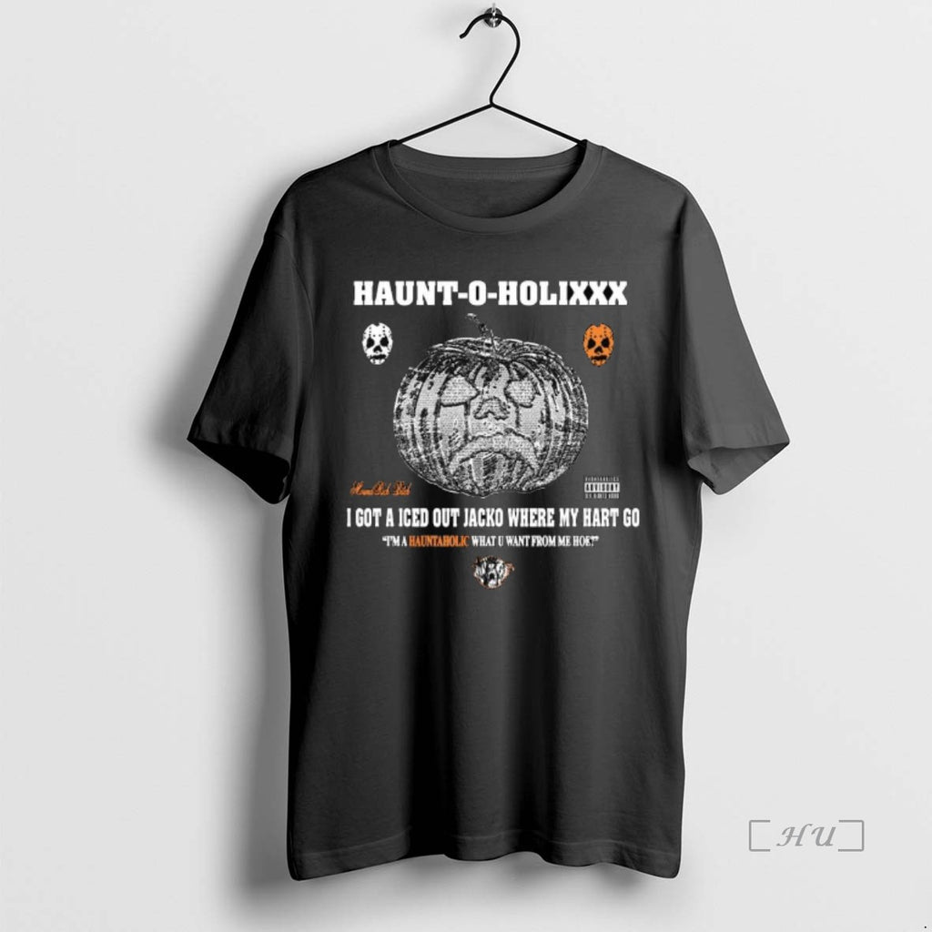 Officials Haunt O Holixxx I Got A Iced Out Jacko Where My Hart Go Long Shirt Hoodie Sweatshirt | PurePodTees.com