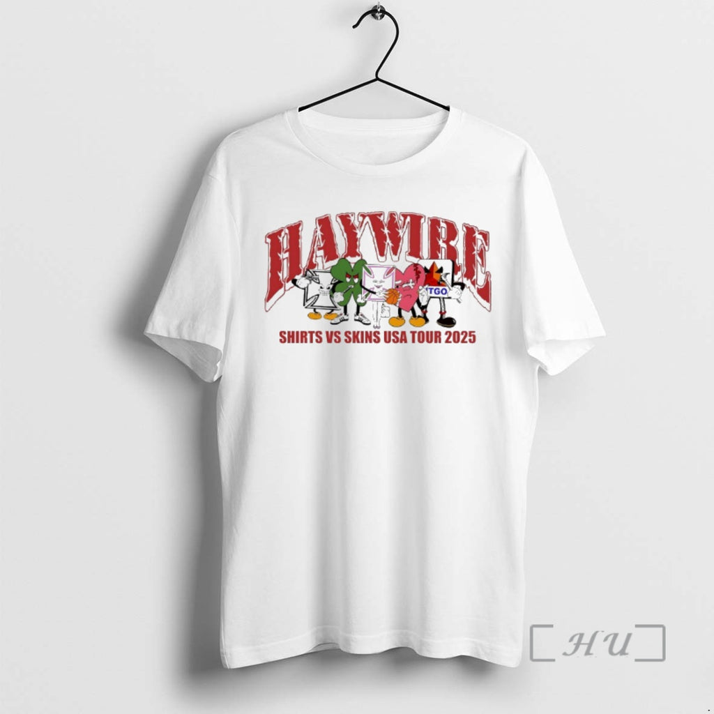 Officials Haywire Shirts Vs Skins Usa Tour 2025 Hoodie Sweatshirt | PurePodTees.com