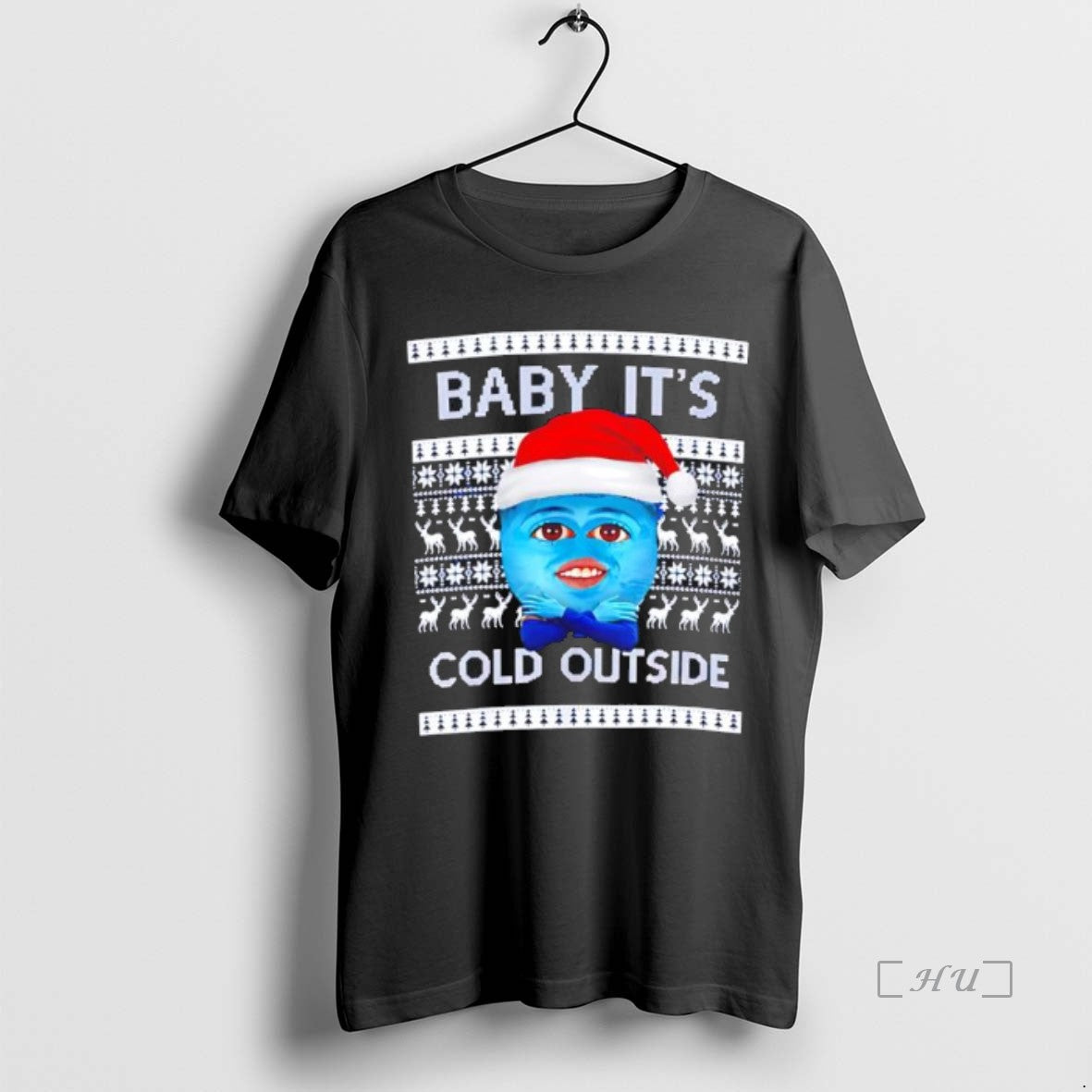 Officials Head Cold Palmer Baby Its Cold Outside Christmas Black Shirt Hoodie Sweatshirt | PurePodTees.com