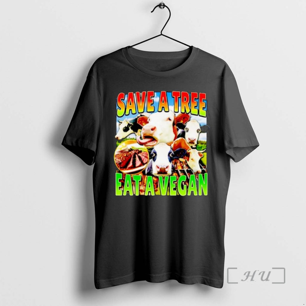 Officials Heifer Save A Tree Eat A Vegan Ornaments T Shirt Sweater