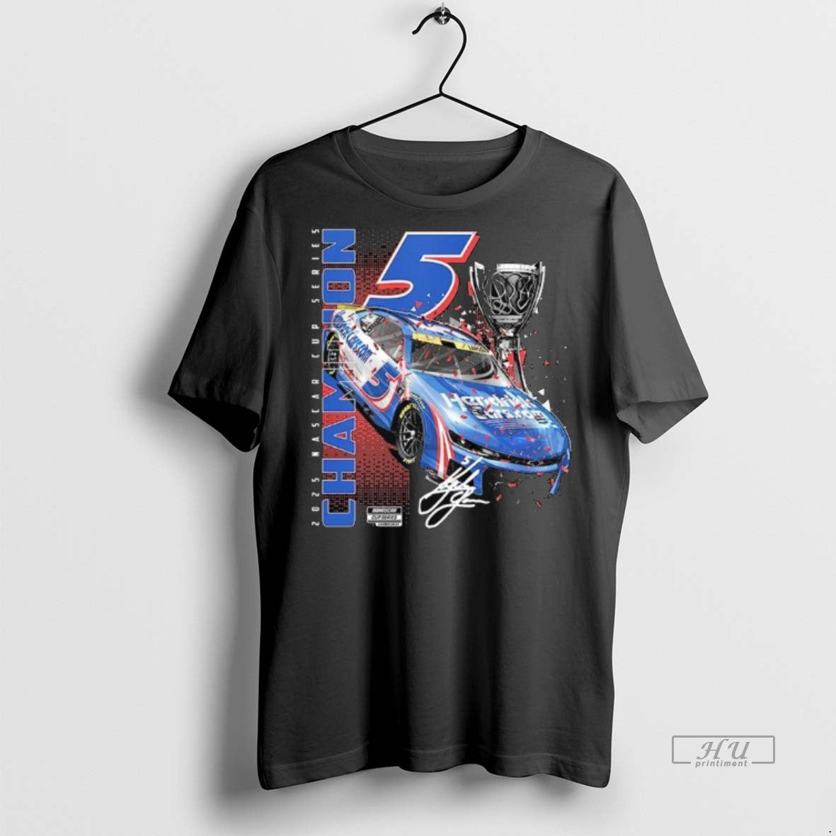 Officials Hendrick Motorsports Team Kyle Larson 2025 Nascar Cup Series Champion Car Long Sleve Premium Shirt Hoodie...