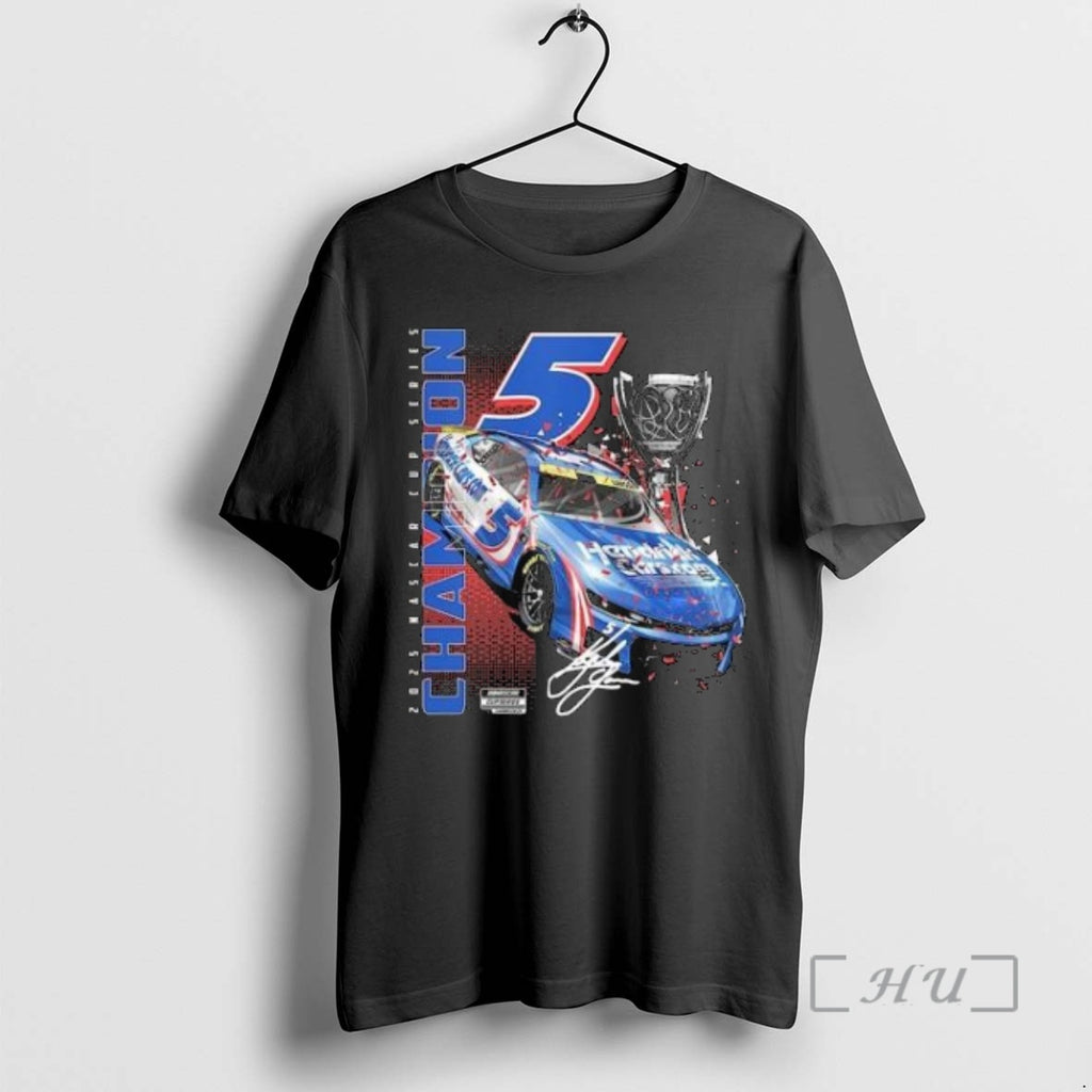 Officials Hendrick Motorsports Team Kyle Larson 2025 Nascar Cup Series Champion Car Shirt Hoodie Sweatshirt | PurePodTees.com