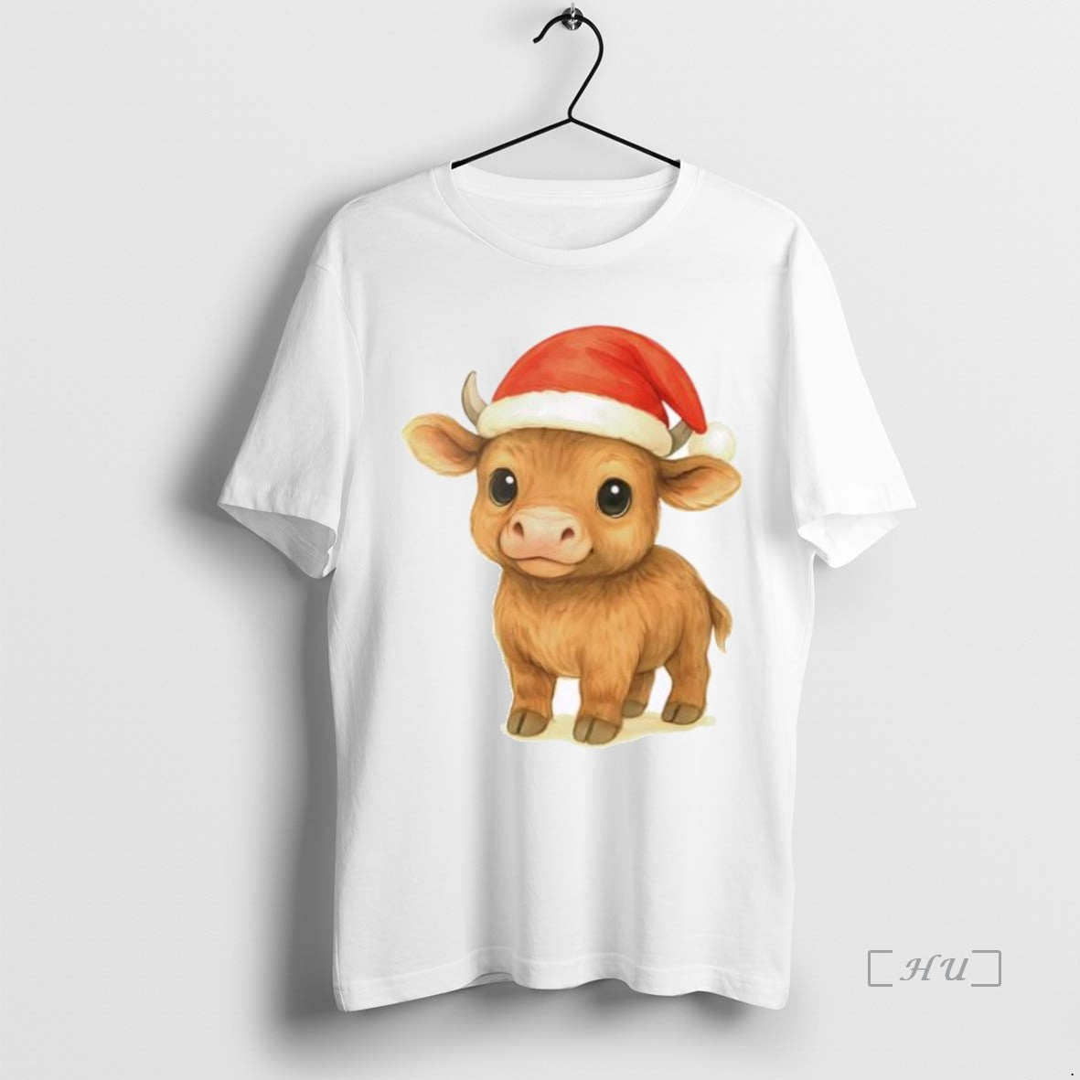 Officials Highland Cow Baby Christmas Personalized Ornaments White Shirt Hoodie Sweatshirt | PurePodTees.com