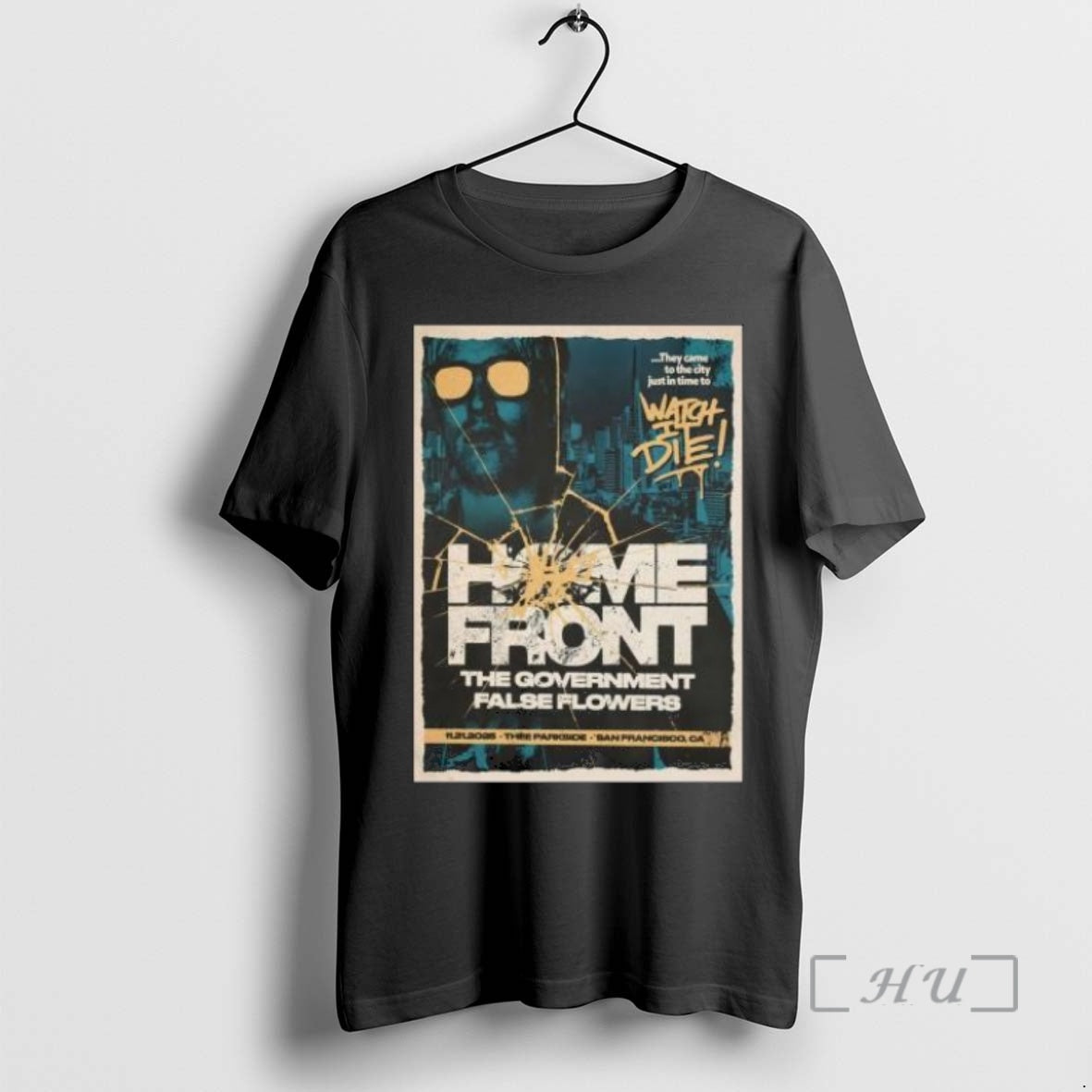 Officials Home Front November 21 2025 Thee Parkside San Francisco Ca Circle Black Premium Shirt Hoodie Sweatshirt