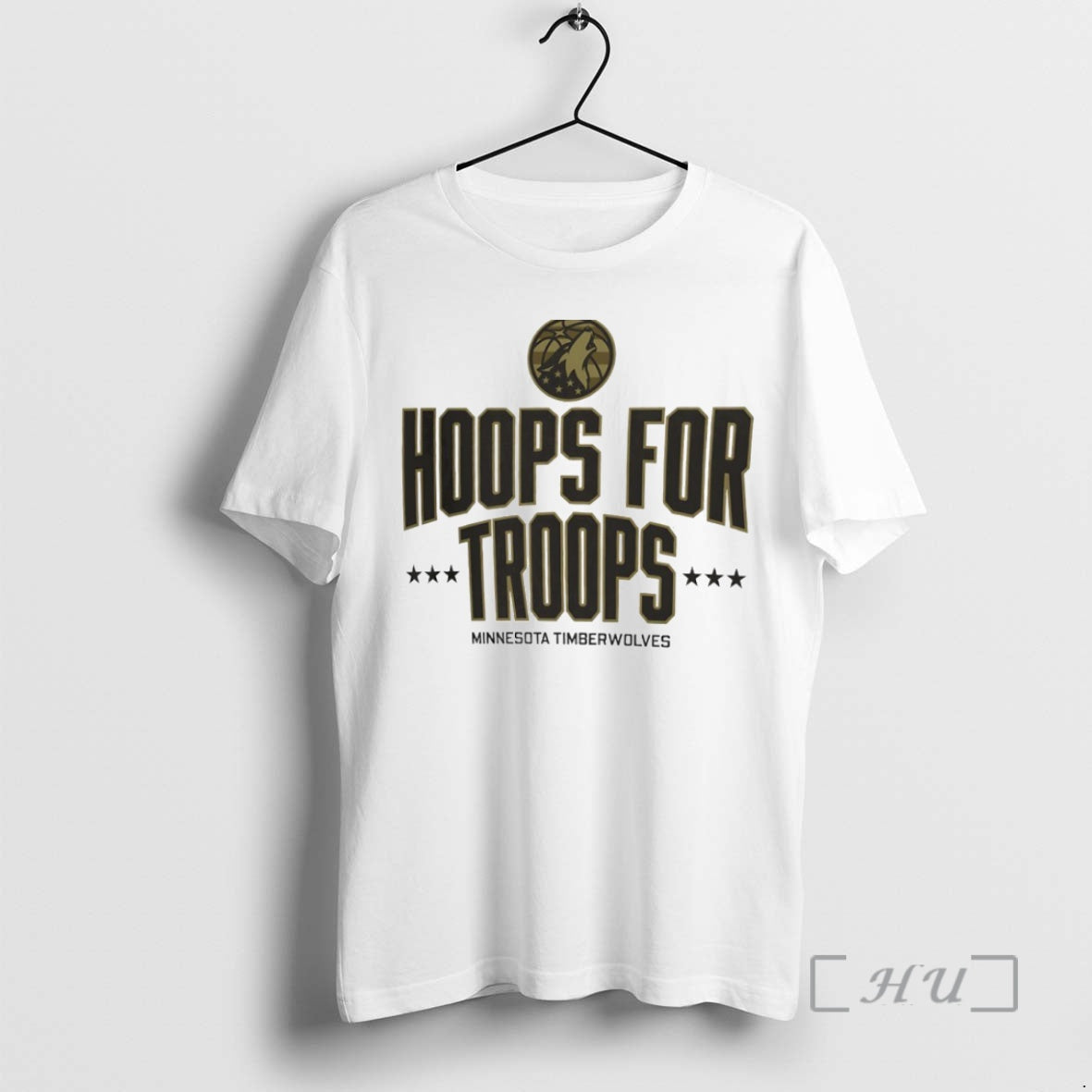 Officials Hoops For Troops Minnesota Timberwolves Basketball Circle Shirt Hoodie Sweatshirt | PurePodTees.com