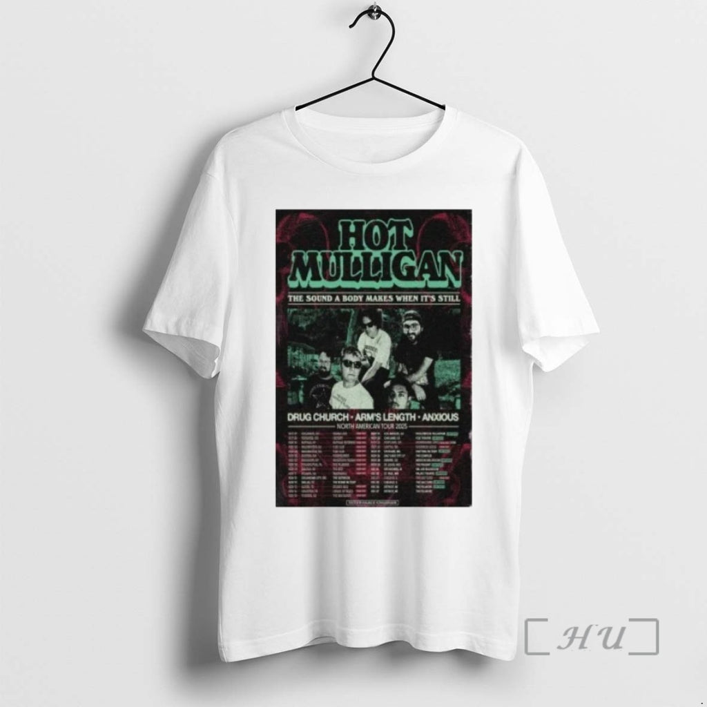 Officials Hot Mulligan North America Tour 2025 Concert T Shirt Sweater