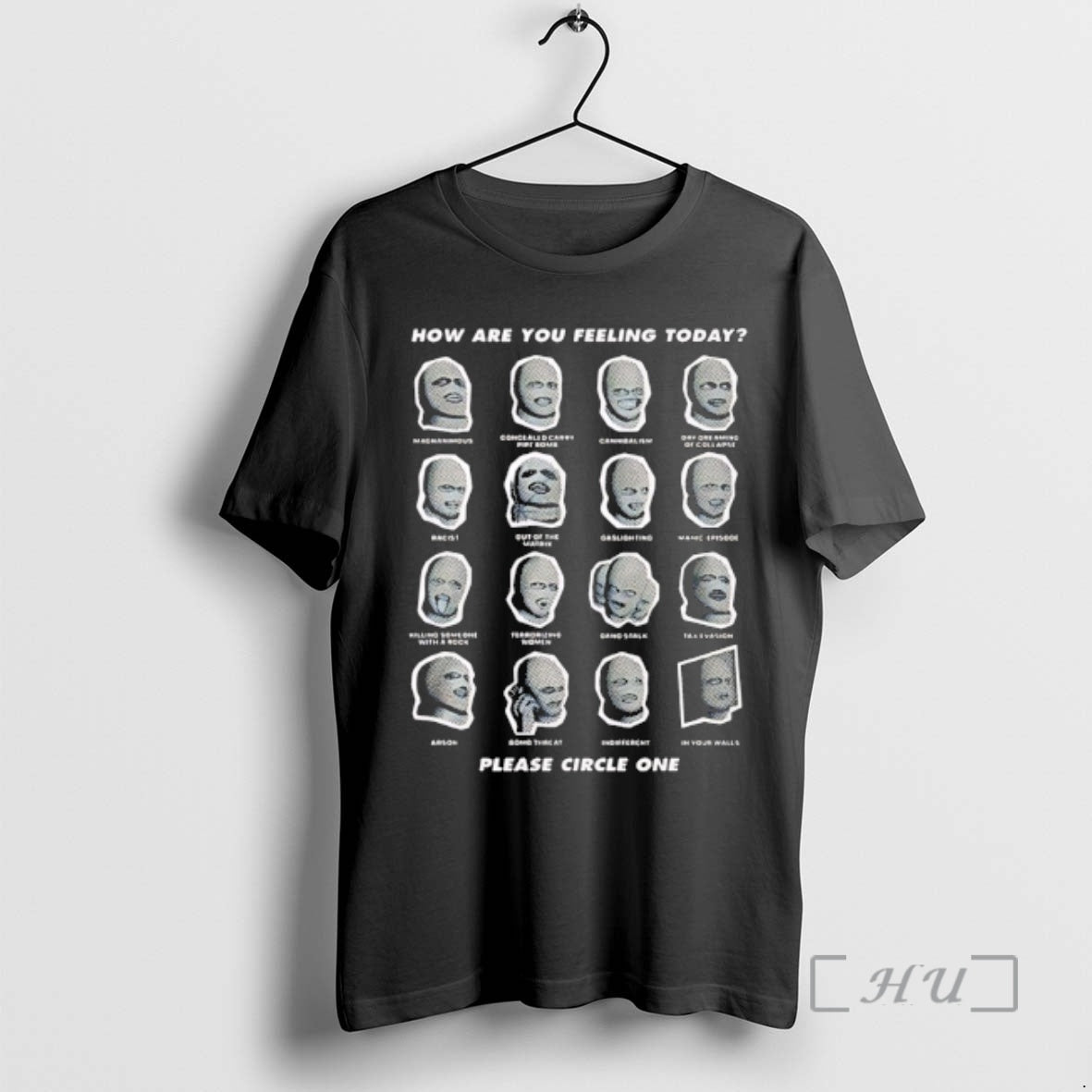 Officials How Are You Feeling Today Please Circle One Mask Shirt Hoodie Sweatshirt | PurePodTees.com