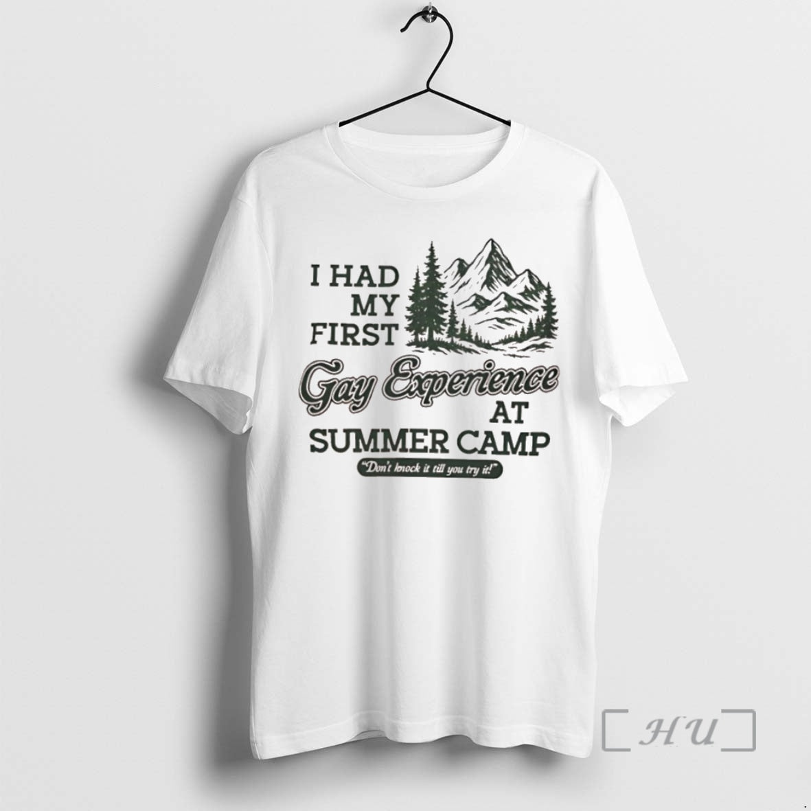 Officials I Had My First Gay Experience At Summer Camp Dont Knock It Till You Shirt Hoodie Sweatshirt | PurePodTees.com