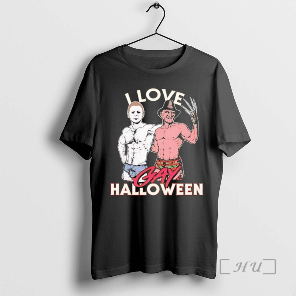Officials I Love Gay Halloween 2025 Retro Shirt Hoodie Sweatshirt | PurePodTees.com