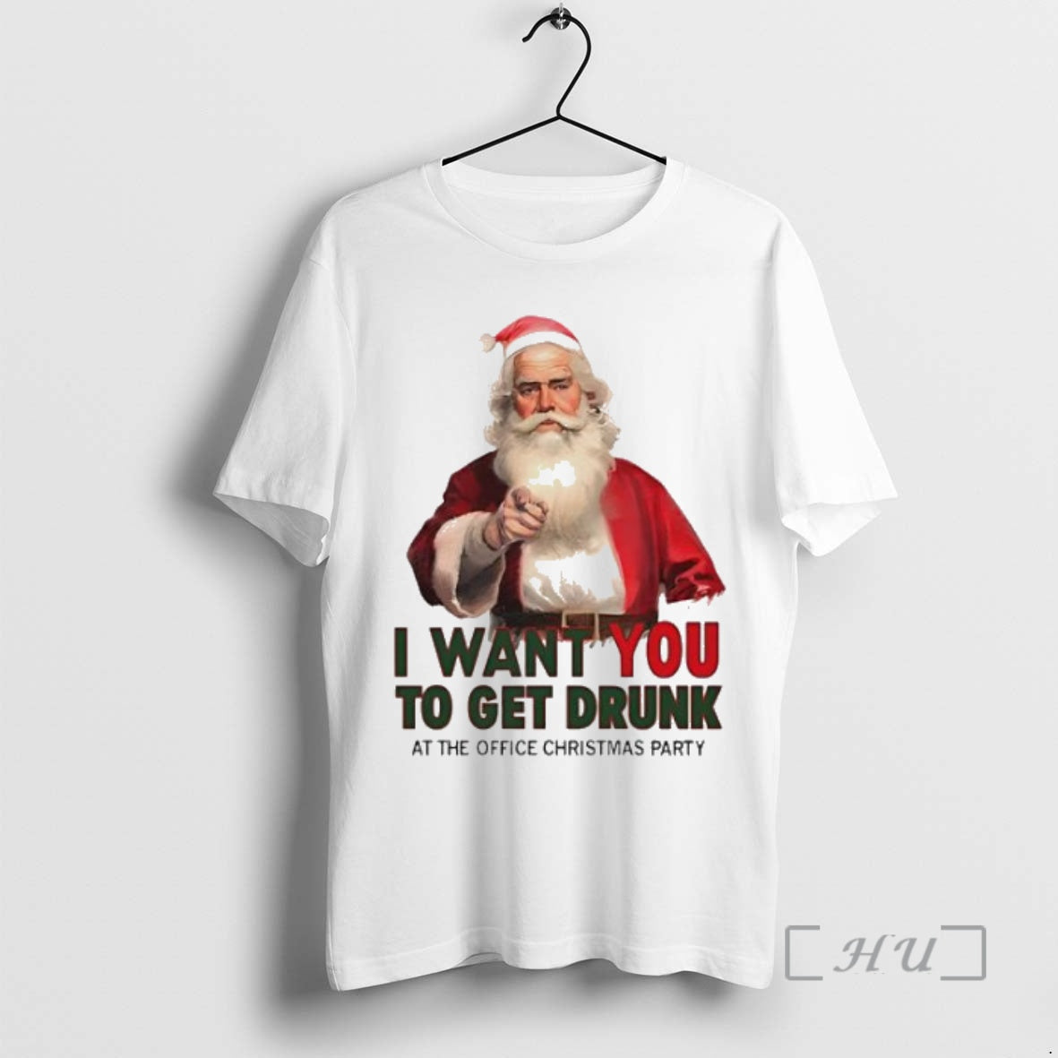 Officials I Want You To Get Drunk At The Office Christmas Party Uncle Santa Premium Shirt Hoodie Sweatshirt | PurePodTees.com