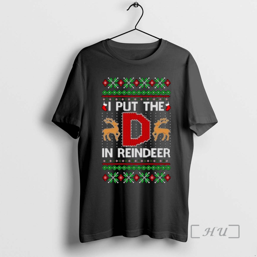 Officials I Put The D In Reindeer Ugly Christmas Ornaments Shirt Hoodie Sweatshirt | PurePodTees.com