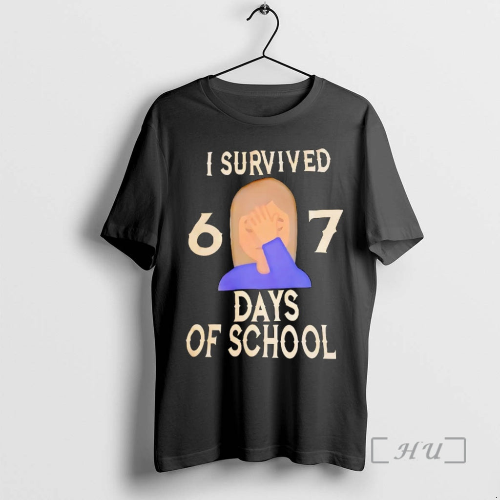 Officials I Survived 6 7 Days Of School Shirt Hoodie Sweatshirt | PurePodTees.com