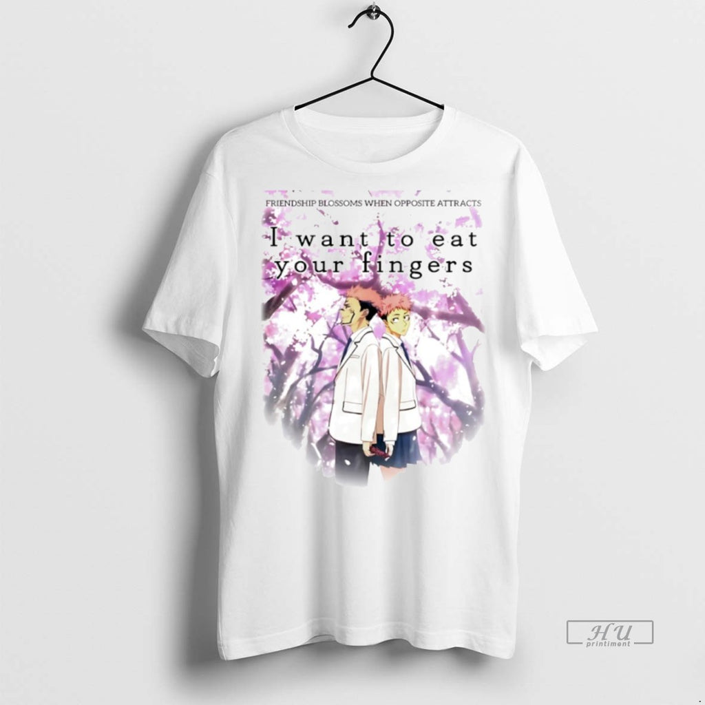 Officials Iwteyf Jjk Jujutsu Kaisen I Want To Eat Your Fingers Circle Premium Shirt Hoodie Sweatshirt | PurePodTees.com