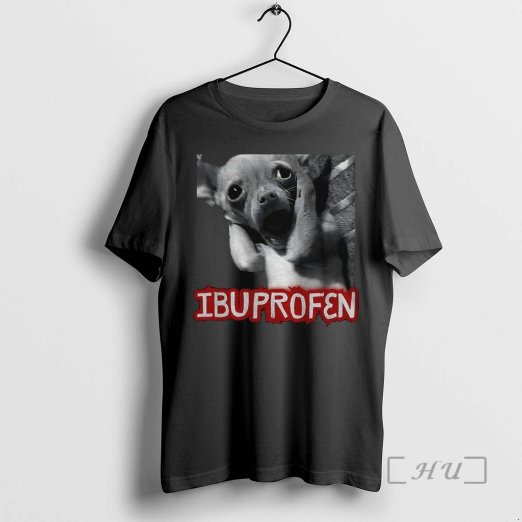 Officials Ibuprofen Funny Dog Meme 90s Vintage T Shirt Sweater