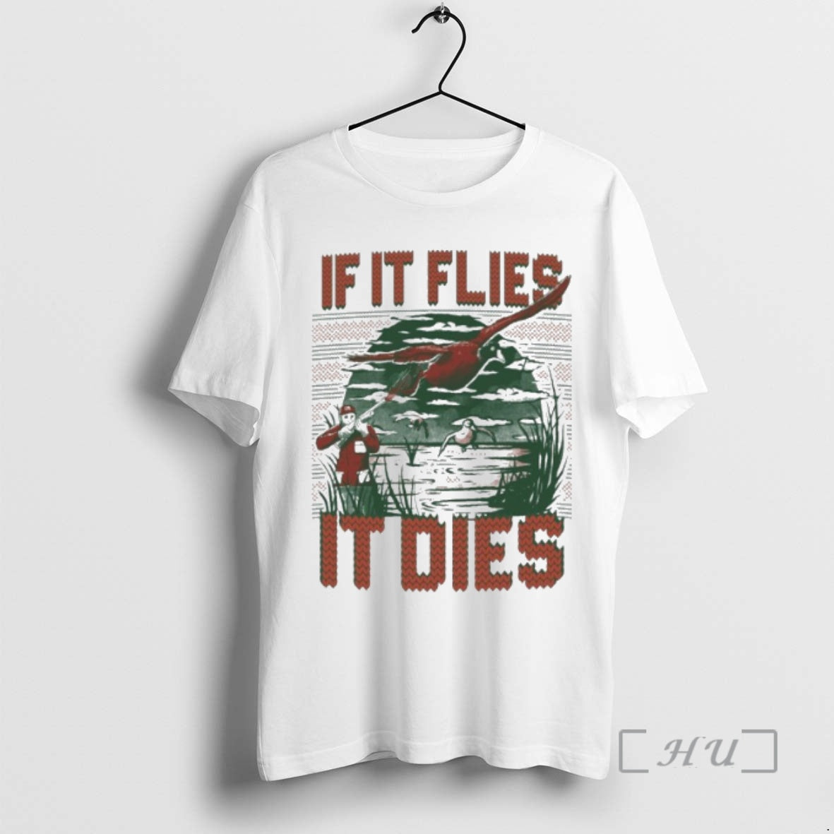 Officials If It Flies It Dies Tacky Christmas Ugly Shirt Hoodie Sweatshirt | PurePodTees.com