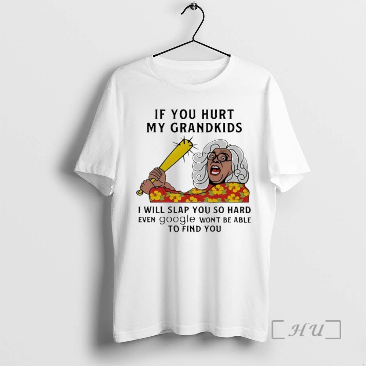 Officials If You Hurt My Grandkids I Will Slap You So Hard Google Wont Be Shirt Hoodie Sweatshirt | PurePodTees.com