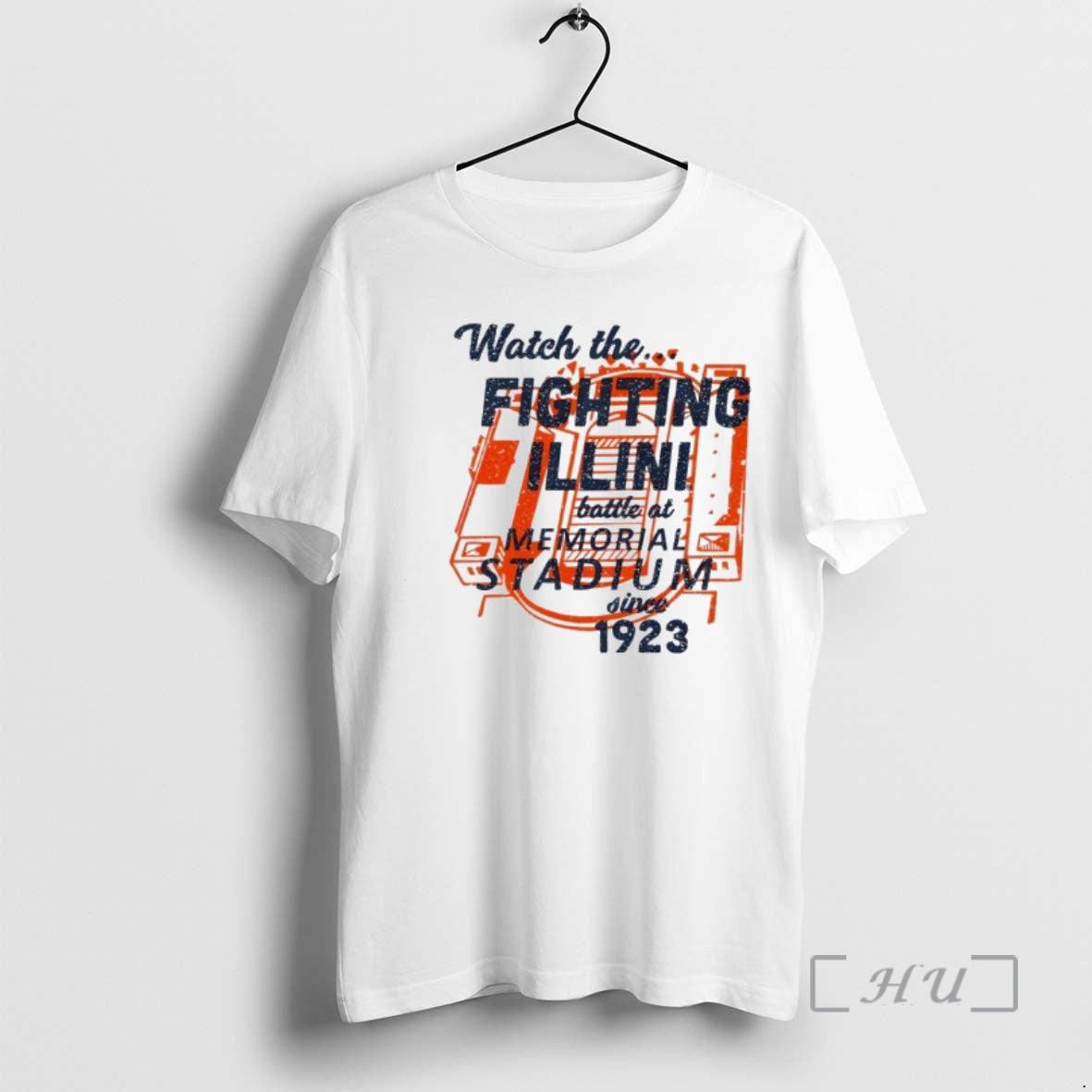 Officials Illinois Football Memorial Stadium 1923 Shirt Hoodie Sweatshirt | PurePodTees.com