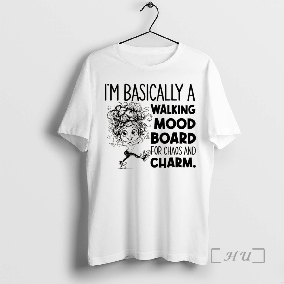 Officials Im Basically A Walking Mood Board For Chaos And Charm Christmas Shirt Hoodie Sweatshirt | PurePodTees.com
