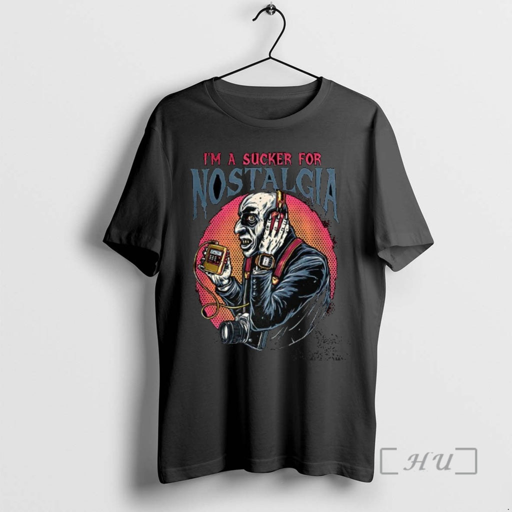 Officials Im A Sucker For Nostalgic Vampire Halloween T Shirt Sweater