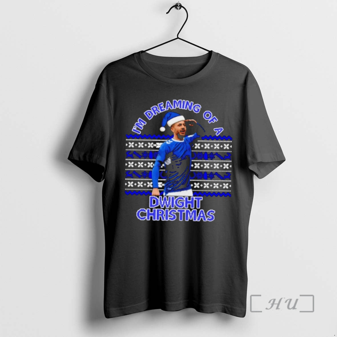 Officials Im Dreaming Of A Dwight Mcneil Everton Ugly Christmas Shirt Hoodie Sweatshirt | PurePodTees.com
