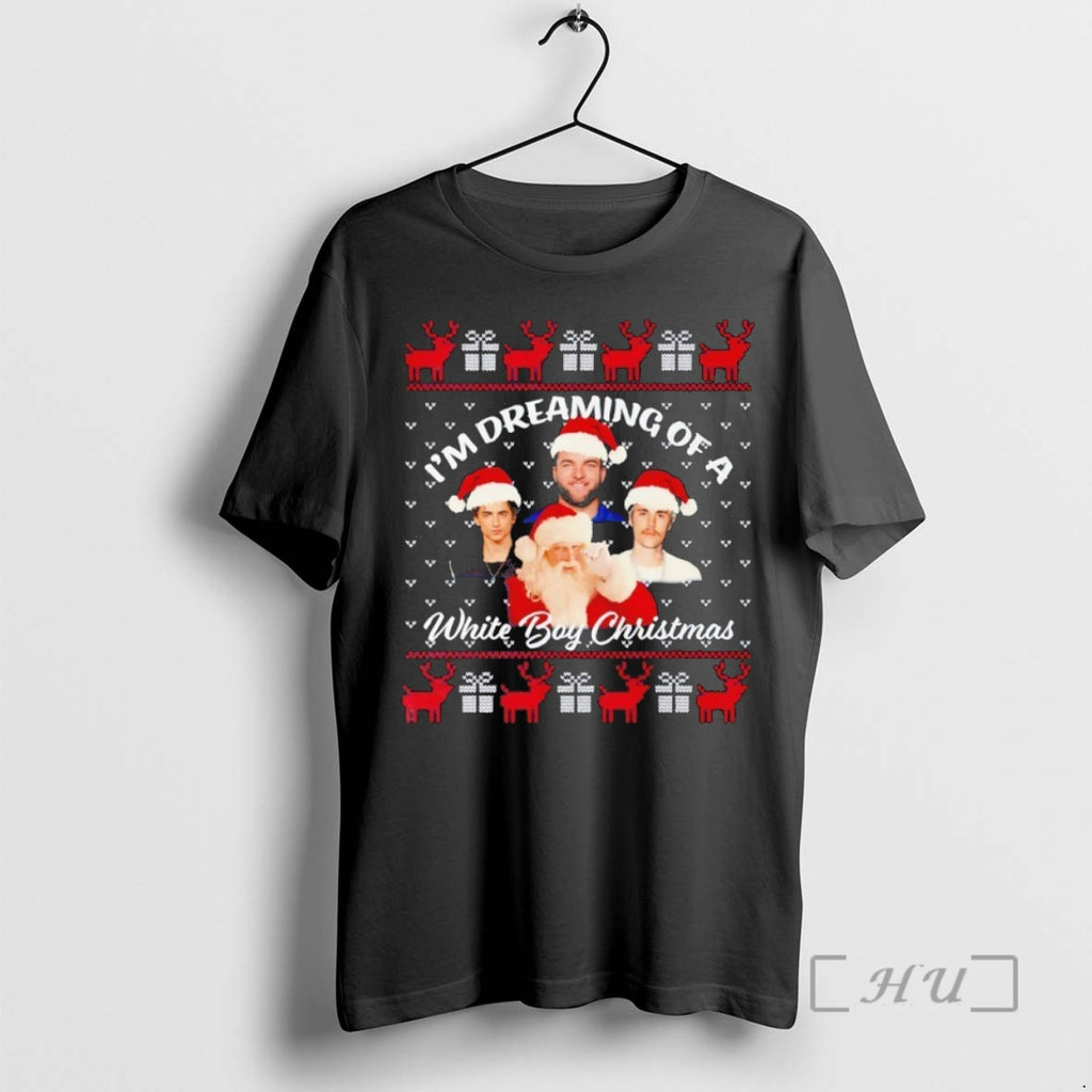 Officials Im Dreaming Of A White Boy Christmas Ugly Christmas Shirt Hoodie Sweatshirt | PurePodTees.com