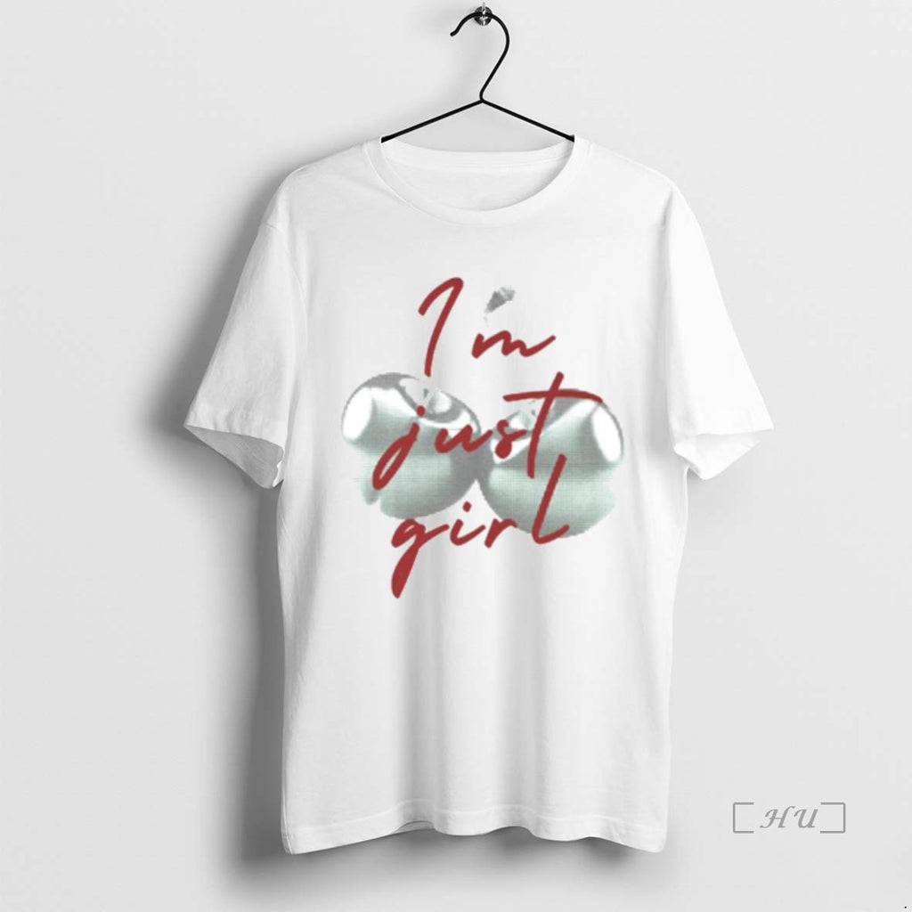 Officials Im Just A Girl Cherry Ornaments Shirt Hoodie Sweatshirt | PurePodTees.com