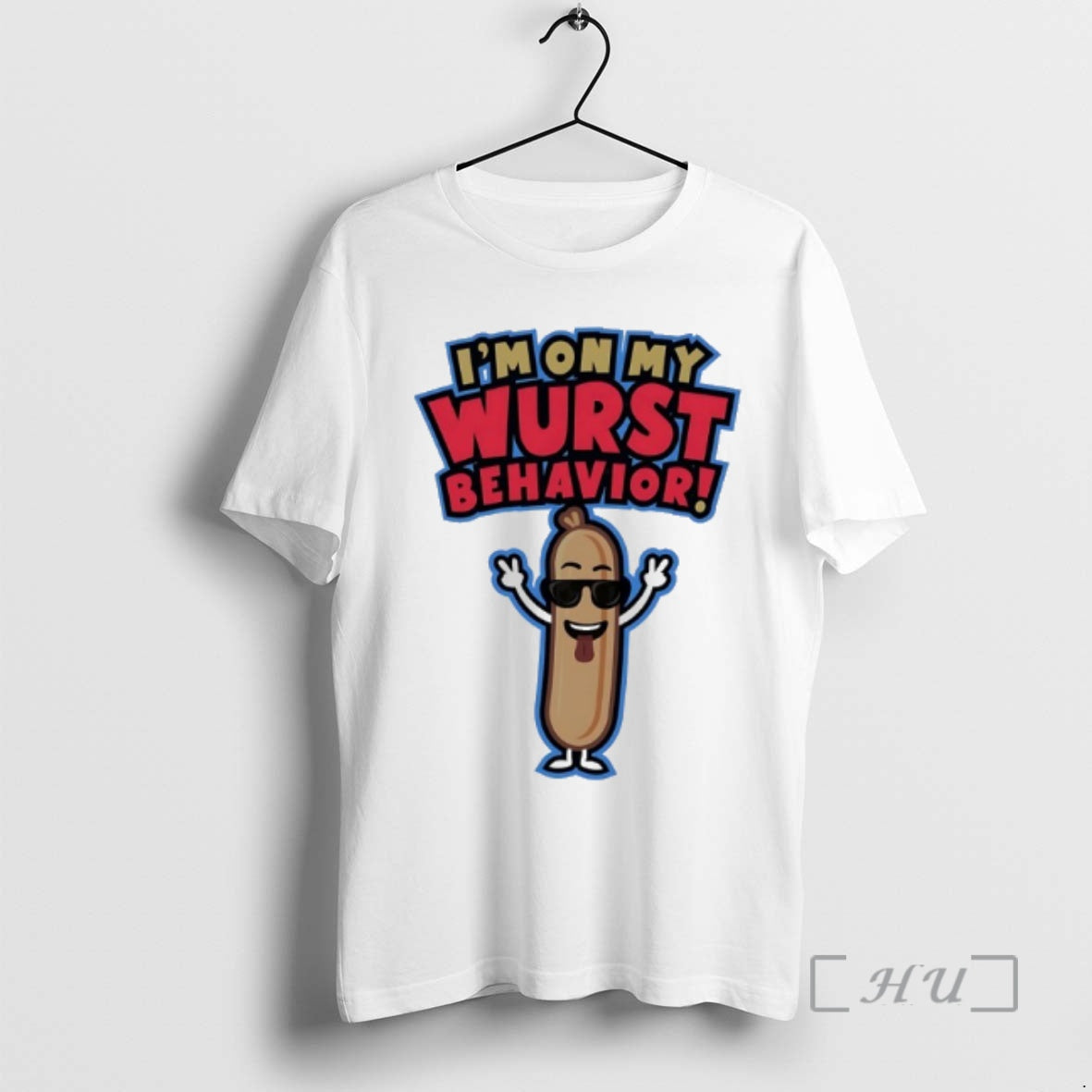 Officials Im On My Wurst Behavior Hotdog Shirt Hoodie Sweatshirt | PurePodTees.com