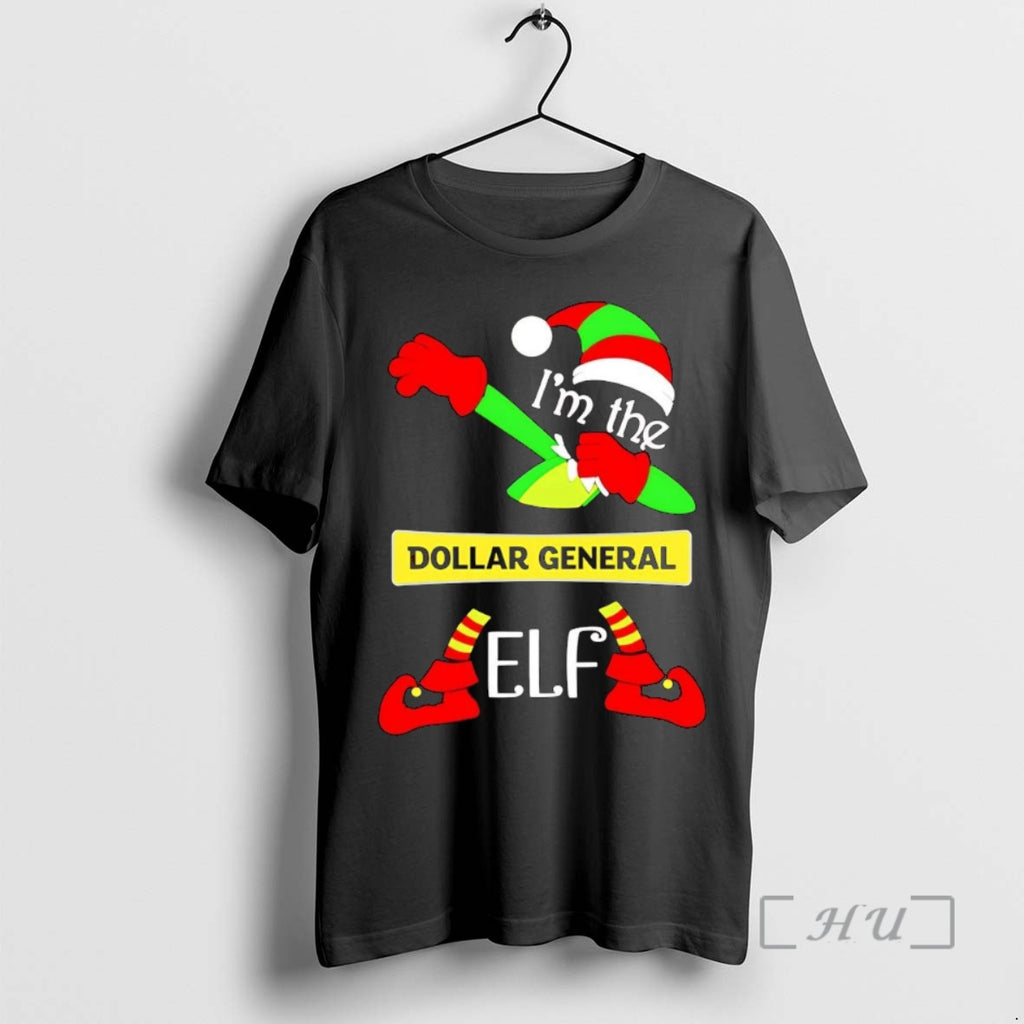 Officials Im The Dollar General Elf Dabbing Christmas Shirt Hoodie Sweatshirt | PurePodTees.com