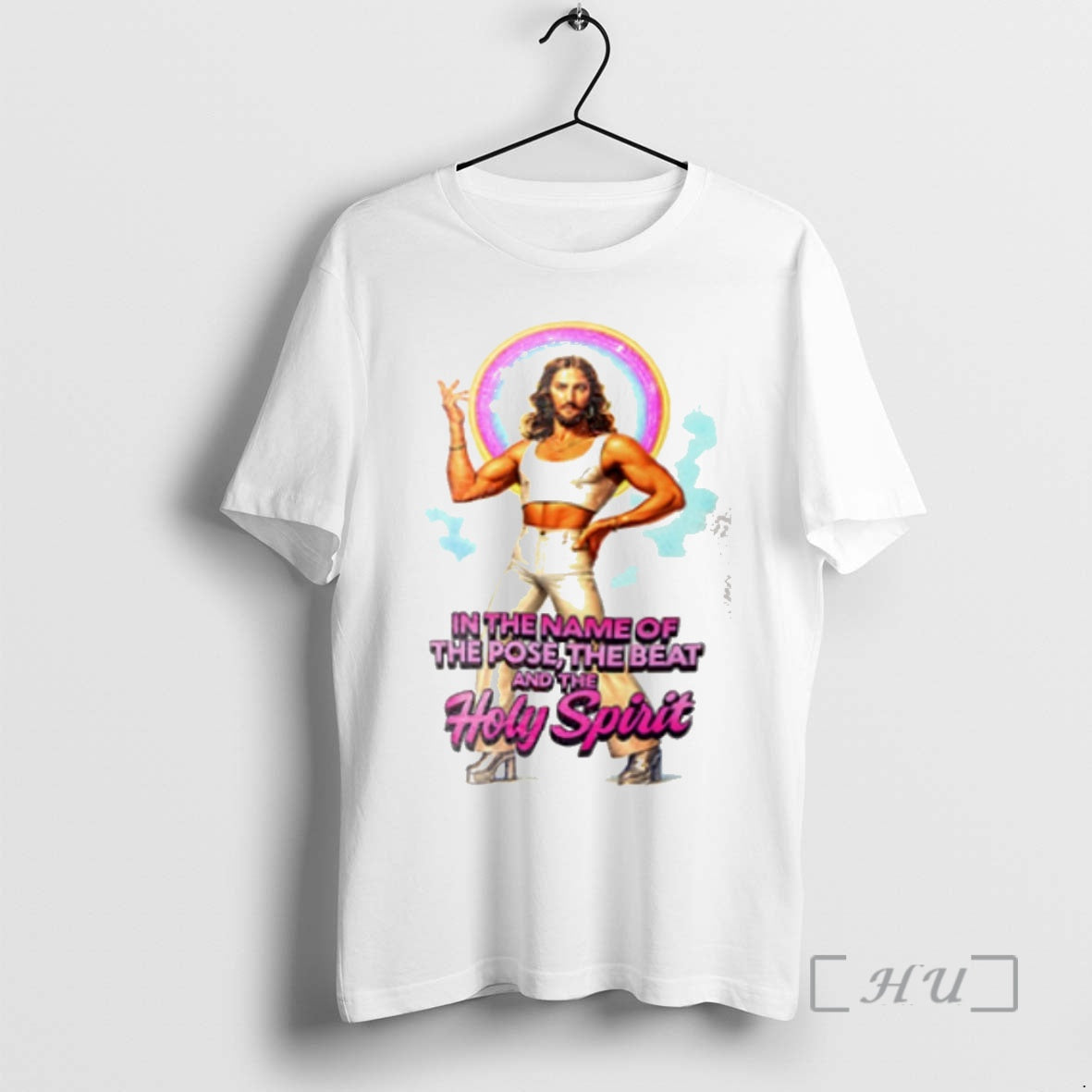 Officials In The Name Of The Pose The Beat And The Holy Spirit Jesus Premium Shirt Hoodie Sweatshirt | PurePodTees.com