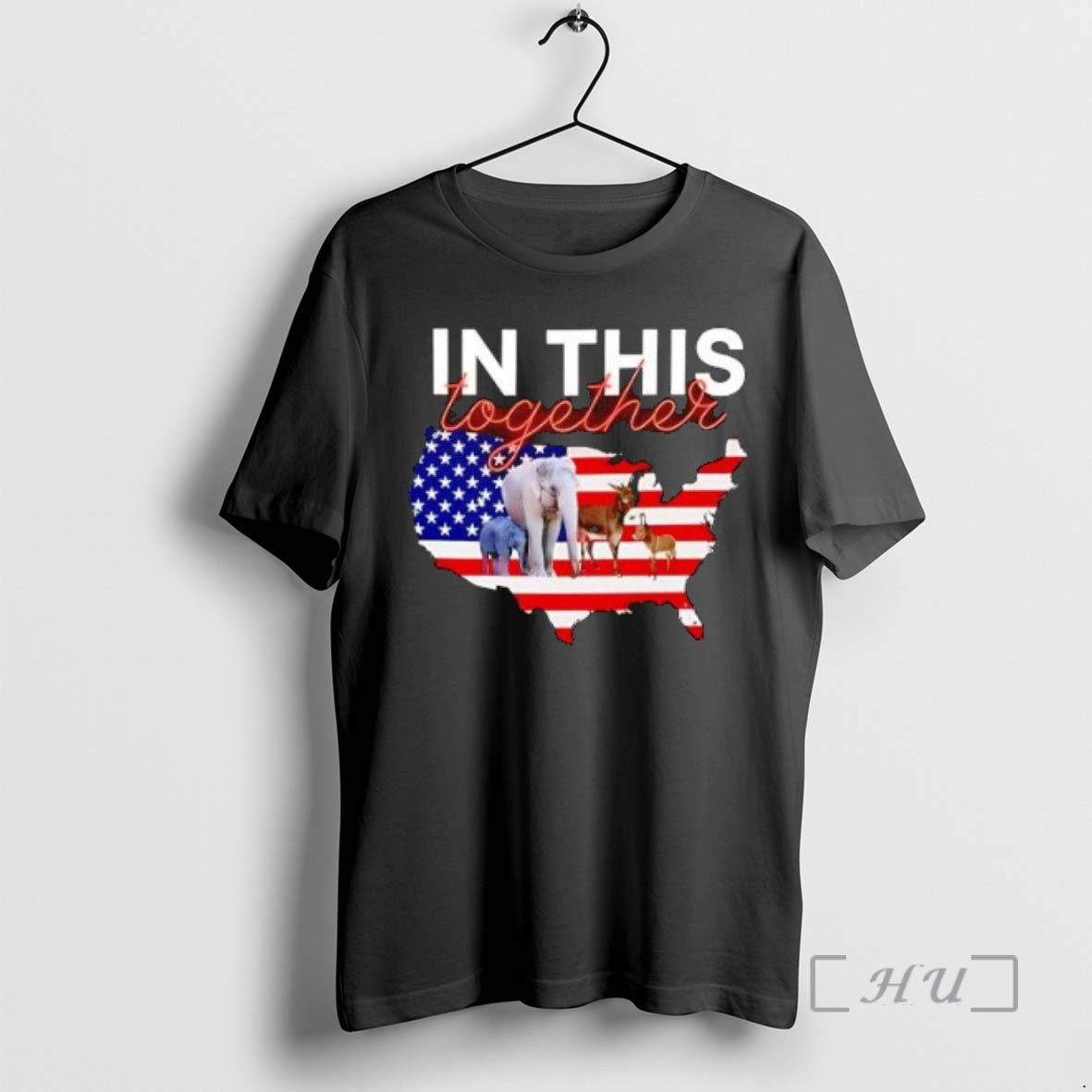 Officials In This Together American Map Shirt Hoodie Sweatshirt | PurePodTees.com