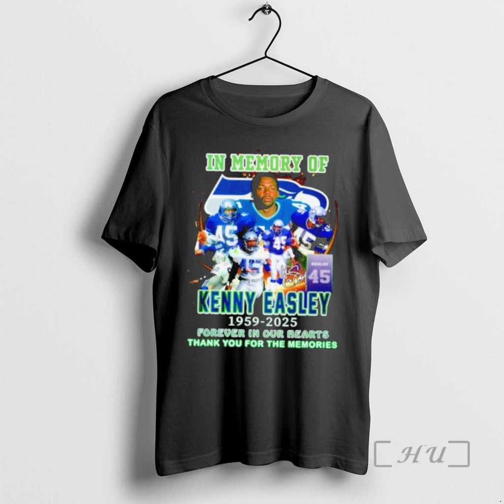 Officials In Memory Of Kenny Easley 1959 2025 Forever In Our Hearts Thank You For Shirt Hoodie Sweatshirt | PurePodTees.com