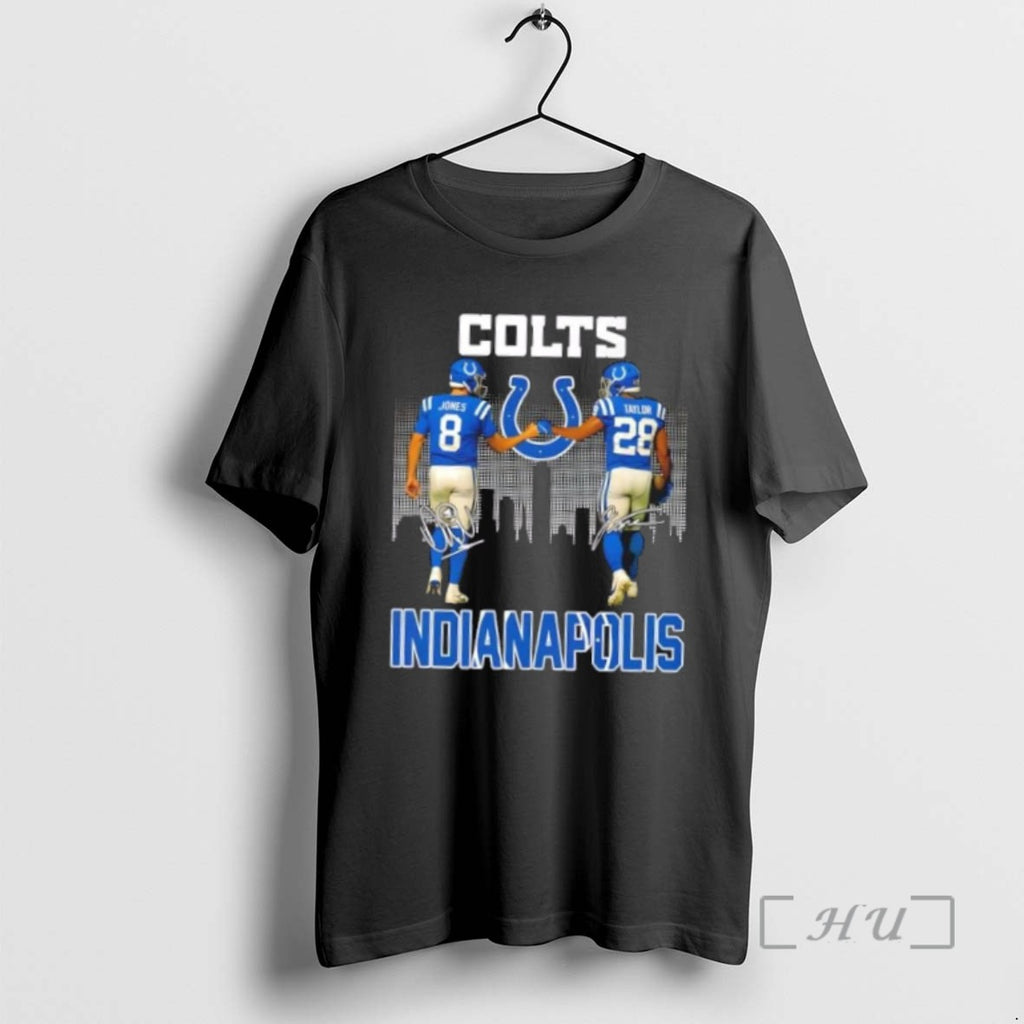 Officials Indianapolis Colts Jones And Taylor Skyline T Shirt Sweater