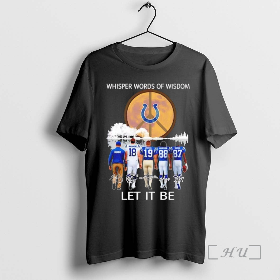Officials Indianapolis Colts Whisper Words Of Wisdom Let It Be Shirt Hoodie Sweatshirt | PurePodTees.com
