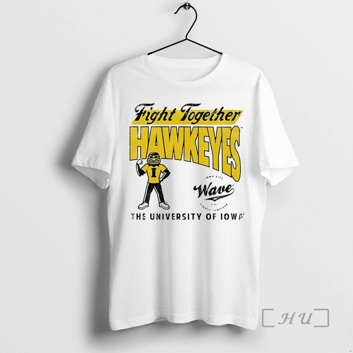 Officials Iowa Hawkeyes Wave Fight Together Shirt Hoodie Sweatshirt | PurePodTees.com