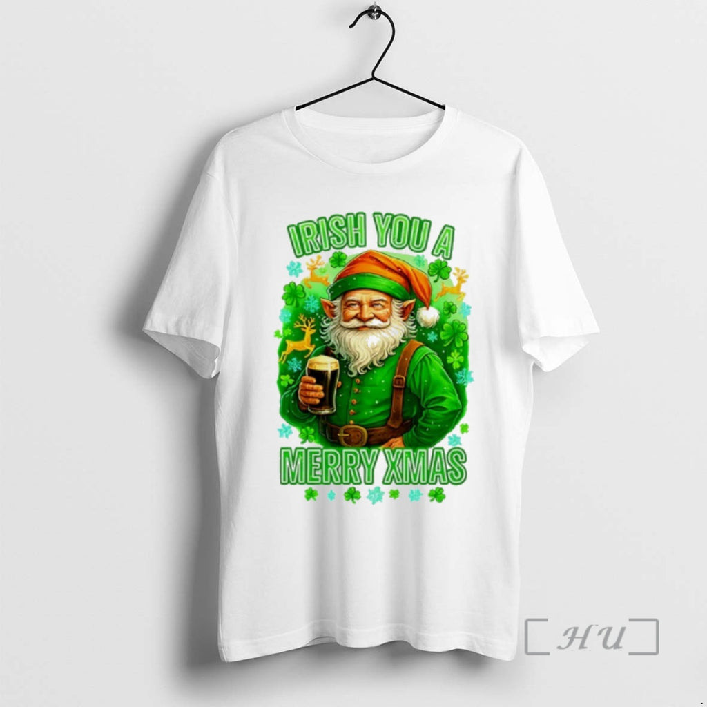 Officials Irish You A Merry Christmas 2025 Shirt Hoodie Sweatshirt | PurePodTees.com