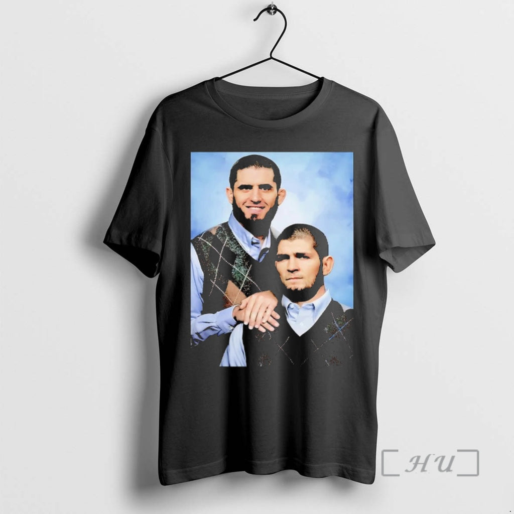Officials Islam Makhachev And Khabib Nurmagomedov Step Brothers Shirt Hoodie Sweatshirt | PurePodTees.com