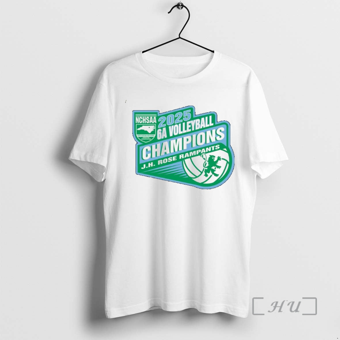 Officials Jh Rose Rampants 2025 Nchsaa 6a Volleyball Champions Ornaments Shirt Hoodie Sweatshirt | PurePodTees.com