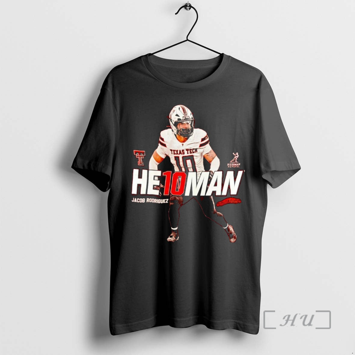 Officials Jacob Rodriguez He10man Heisman Texas Tech Red Raider Shirt Hoodie Sweatshirt | PurePodTees.com