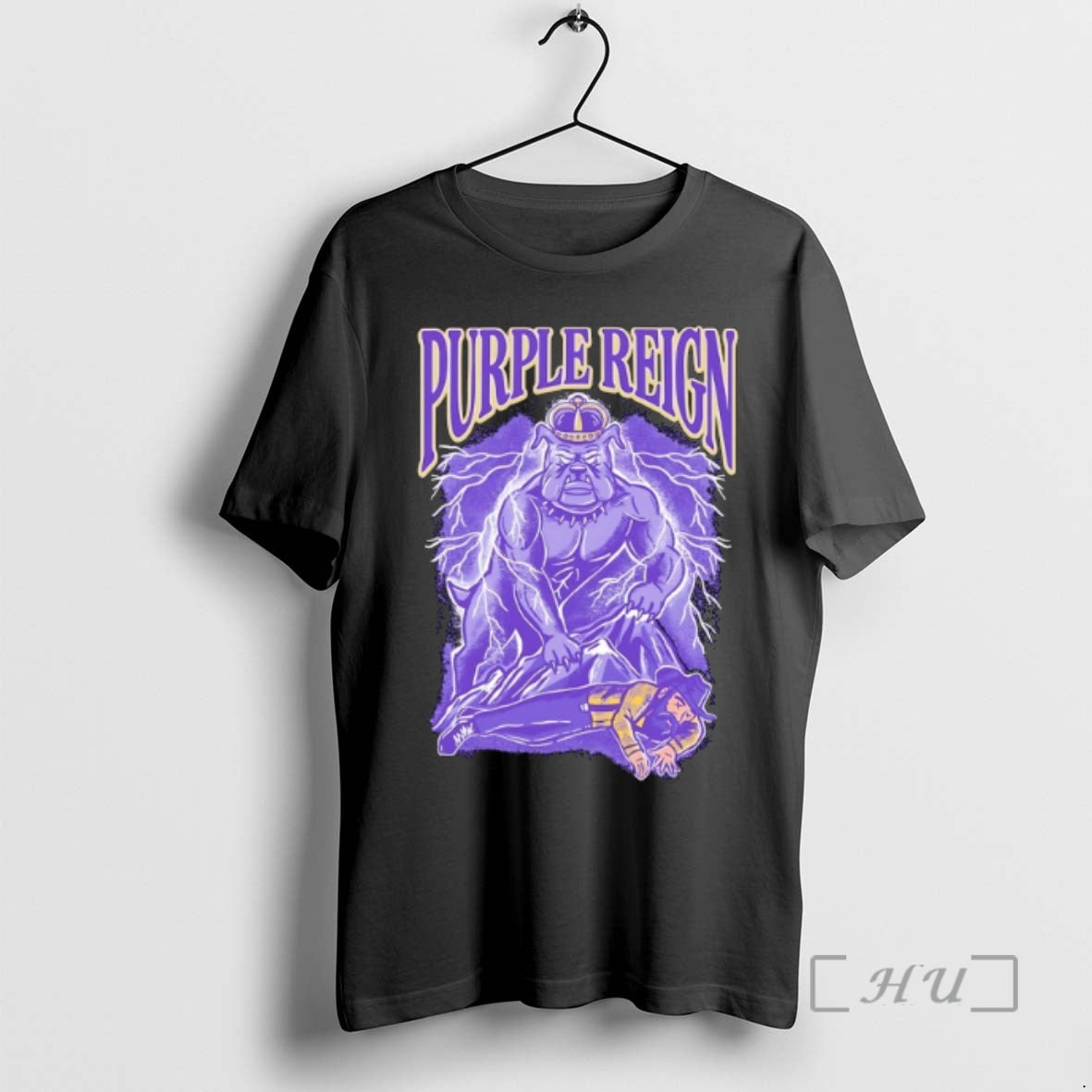 Officials James Madison Dukes Purple Reign Lightning Shirt Hoodie Sweatshirt | PurePodTees.com