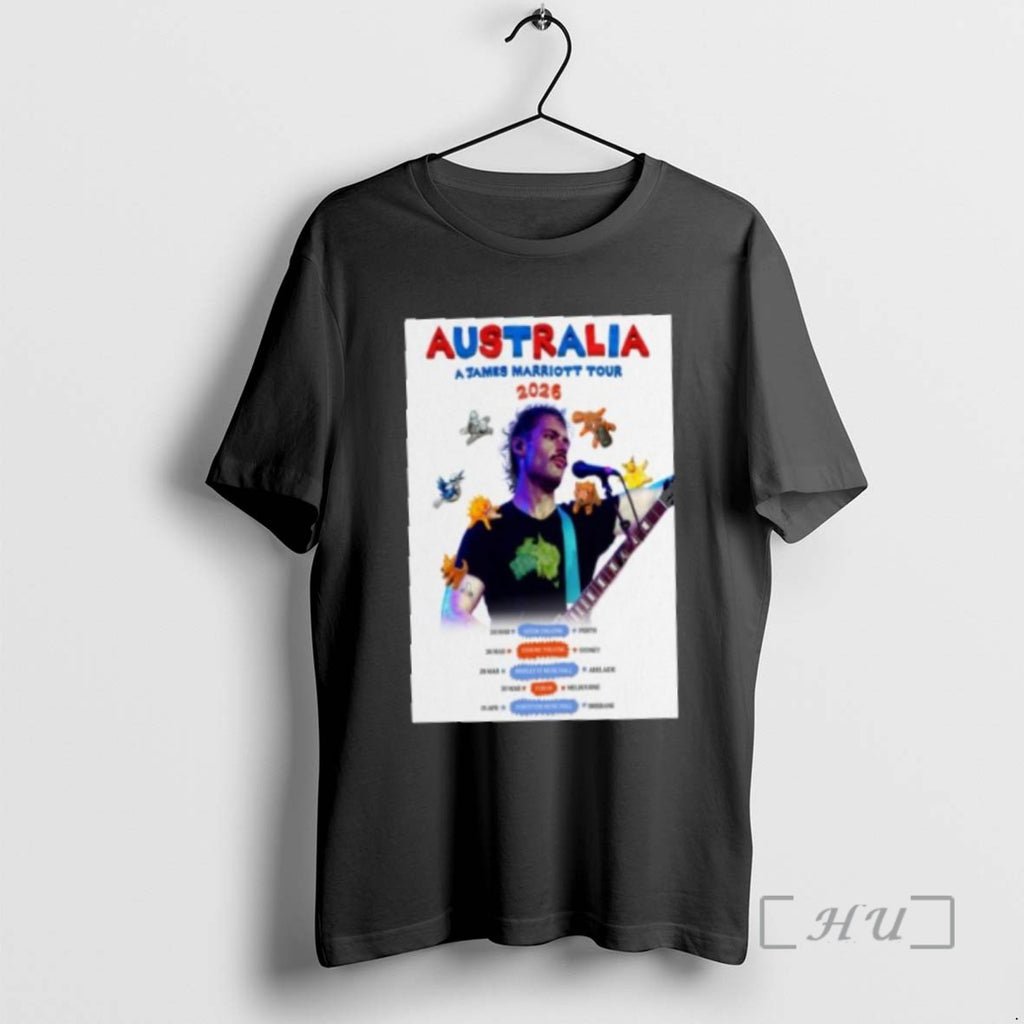 Officials James Marriott Australia Tour 2026 T Shirt Sweater