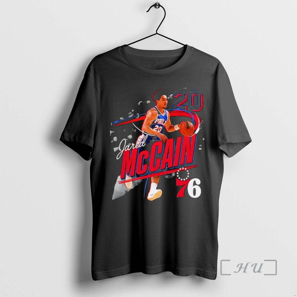 Officials Jared Mccain Dribbling Philadelphia 76ers Shirt Hoodie Sweatshirt | PurePodTees.com