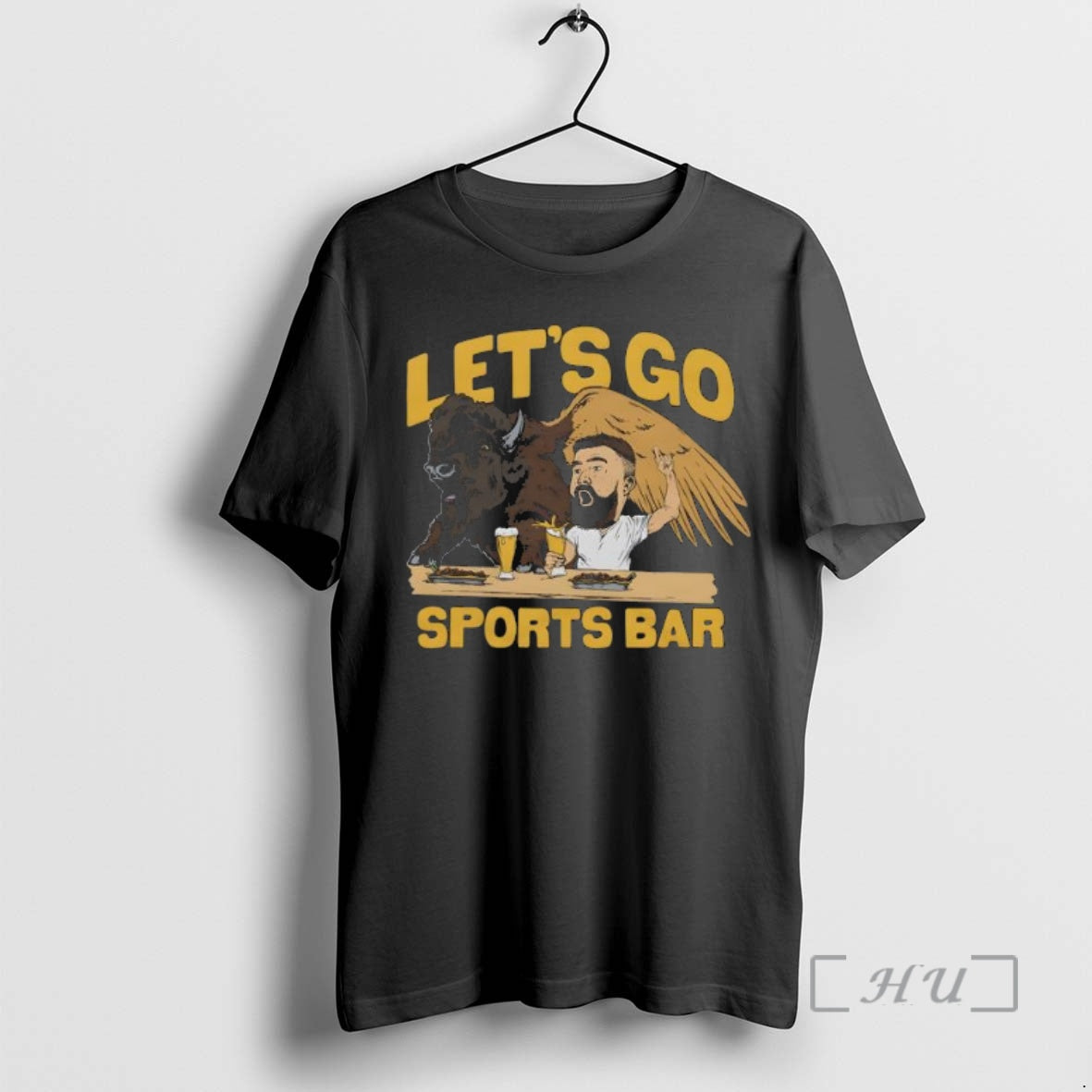 Officials Jason Kelce Buffalo Wild Wings Lets Go Sports Bar Shirt Hoodie Sweatshirt | PurePodTees.com