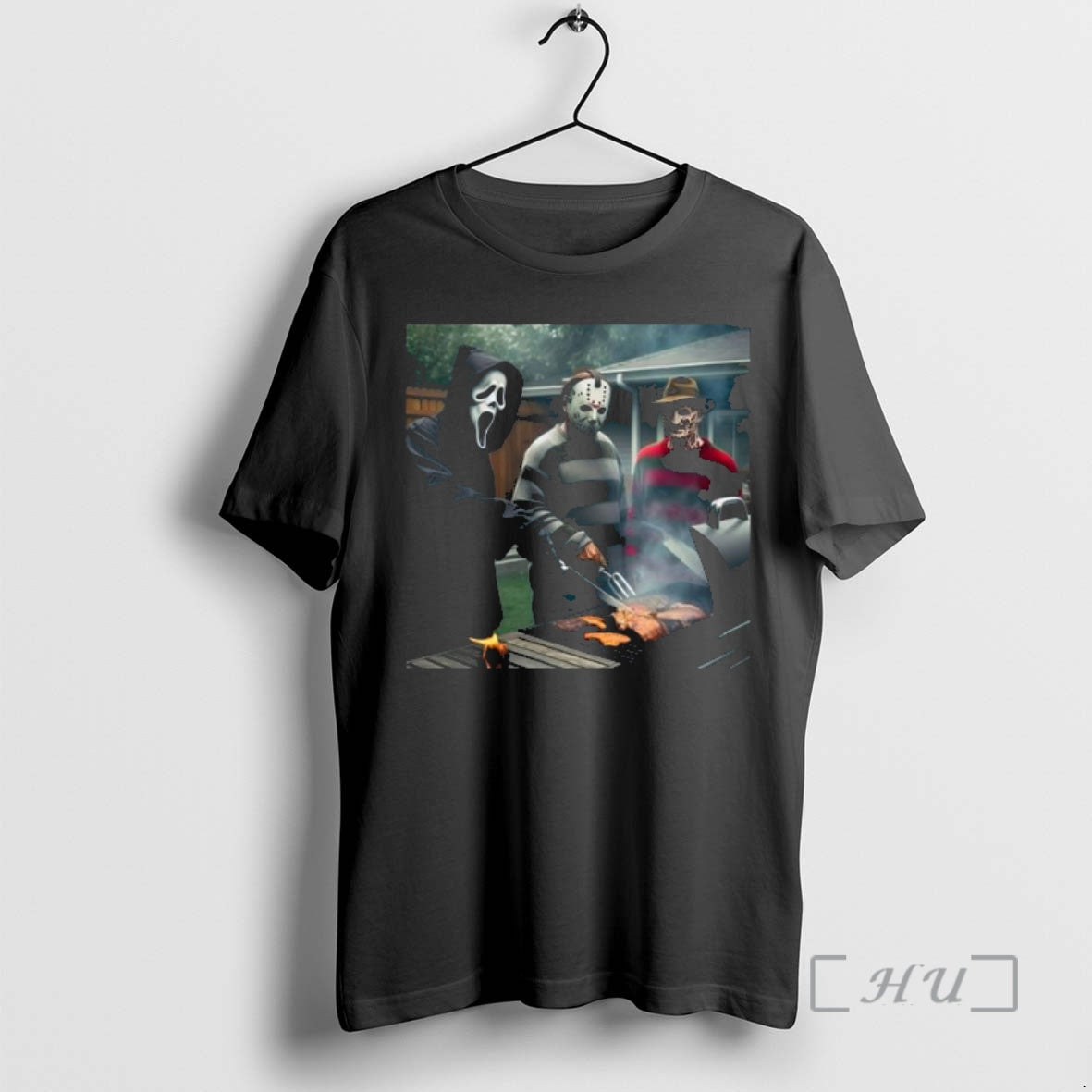 Officials Jason Voorhees Ghostface Freddy Krueger Bbq Party Shirt Hoodie Sweatshirt | PurePodTees.com