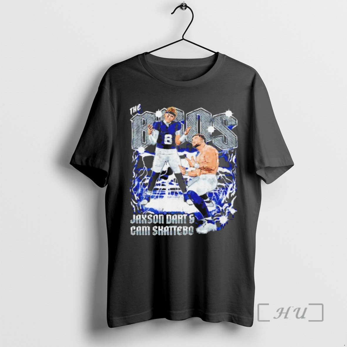 Officials Jaxson Dart And Cam Skattebo New York Giants The Bros Graphic Shirt Hoodie Sweatshirt | PurePodTees.com