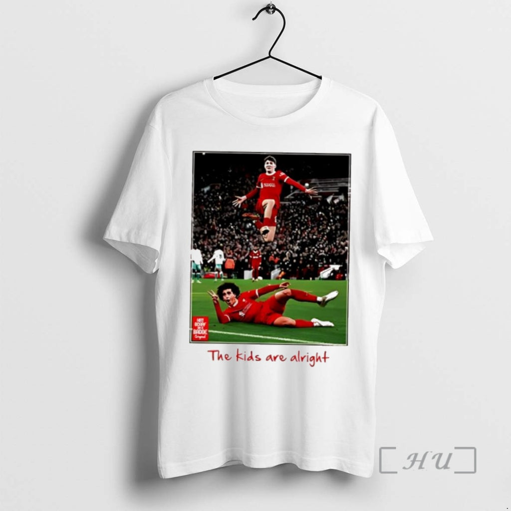 Officials Jayden Danns And Lewis Koumas Liverpool Fc Players The Kids Are Alright Graphic Shirt Hoodie Sweatshirt
