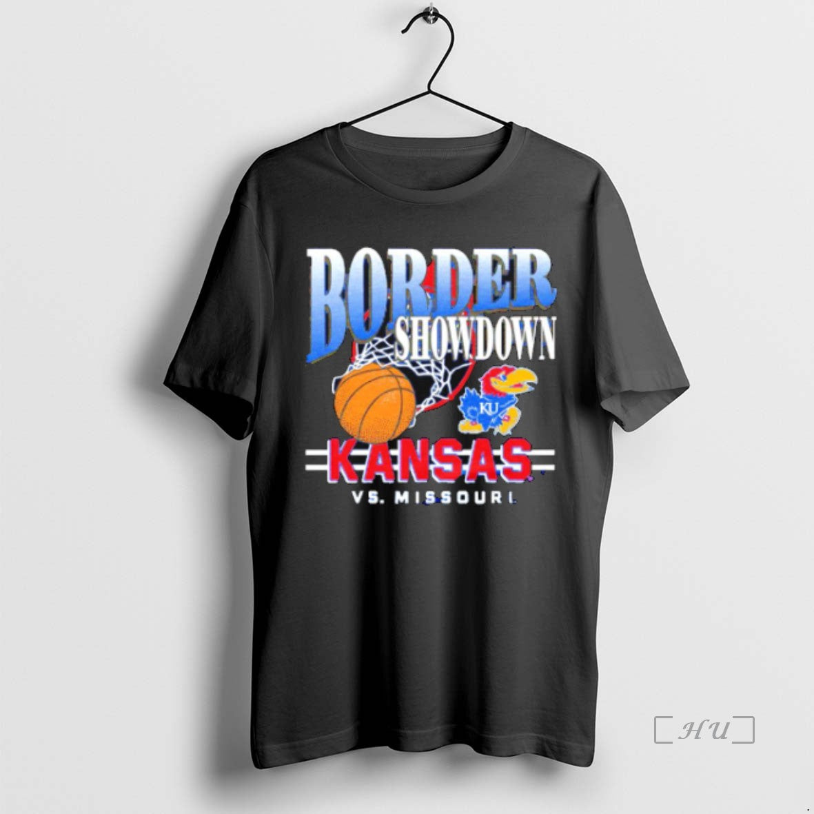 Officials Jayhawks Basketball Vs Missouri Border Showdown Mascot Shirt Hoodie Sweatshirt | PurePodTees.com